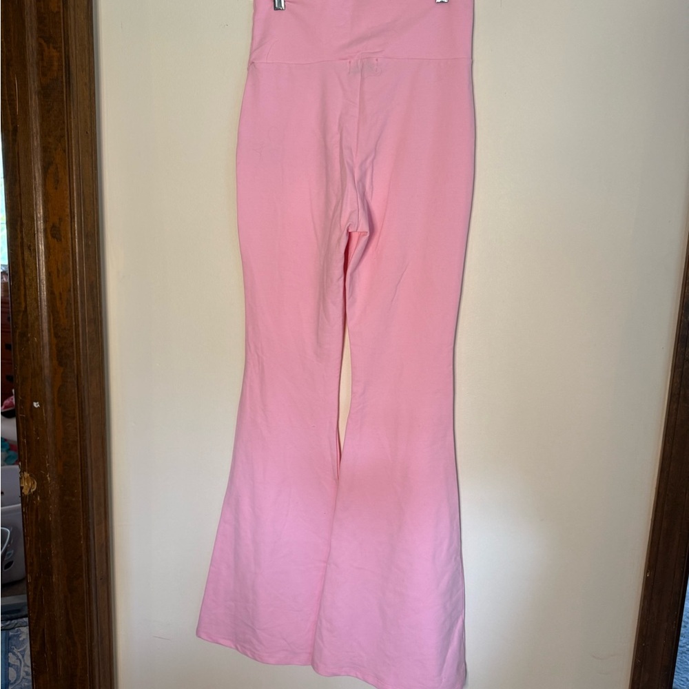 Edikted Pink Boot Cut Flare Pants